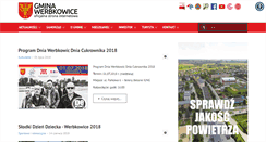 Desktop Screenshot of gmina.werbkowice.pl